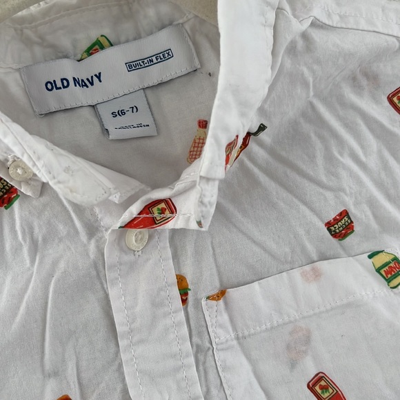 Old Navy Boys Snack Button Up Shirt - Picture 4 of 4
